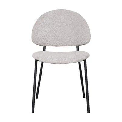 Удобна трпезаријска столица светле боје